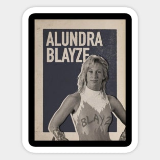 Alundra Blayze Vintage Sticker